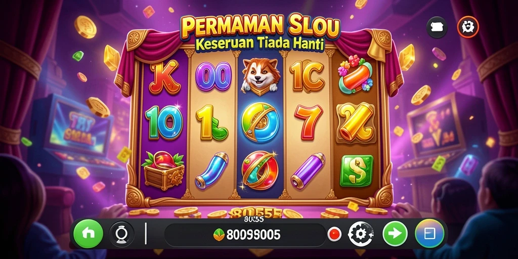 Tampilan menarik dari gameplay Slot di 8055.
