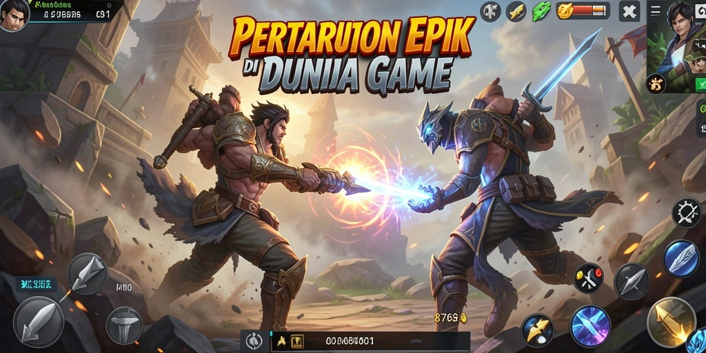 Screenshot gameplay <strong>8768</strong> menunjukkan pertarungan seru dan grafis berkualitas tinggi.