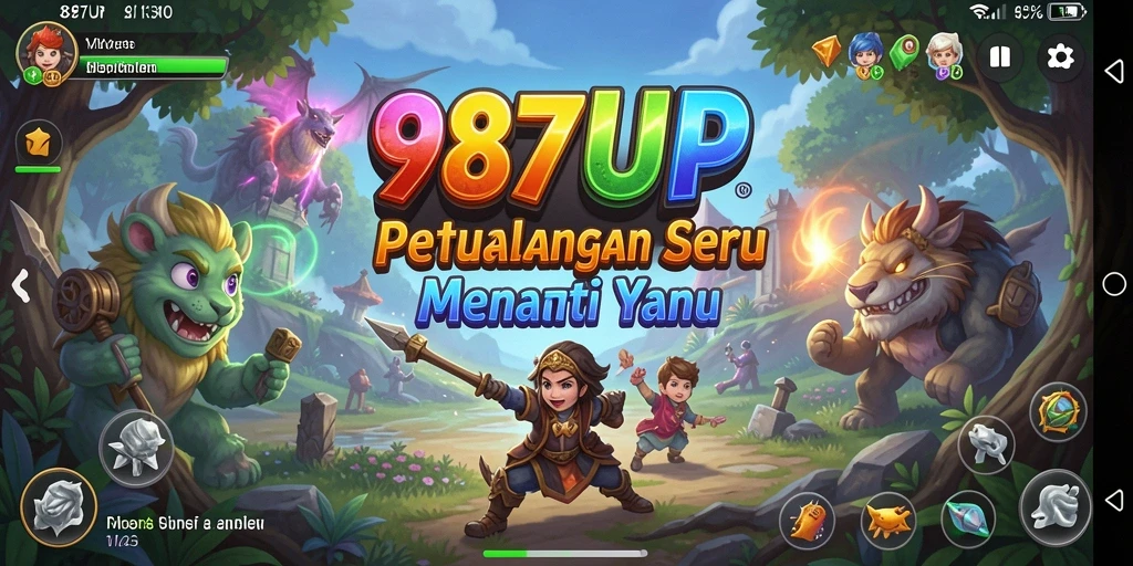 Tampilan gameplay menarik dari 987UP dengan petualangan yang mendebarkan.