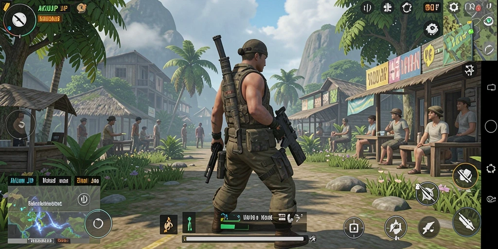 Tampilan gameplay AKUNJP yang menarik dan interaktif.