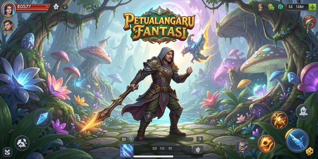 Gameplay menarik dalam EOS77 dengan tantangan petualangan yang mendebarkan.