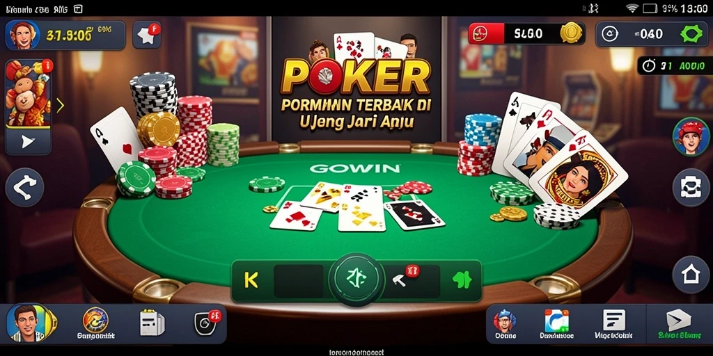 Gameplay seru GOWIN yang membawa keseruan poker ke ponsel Anda.