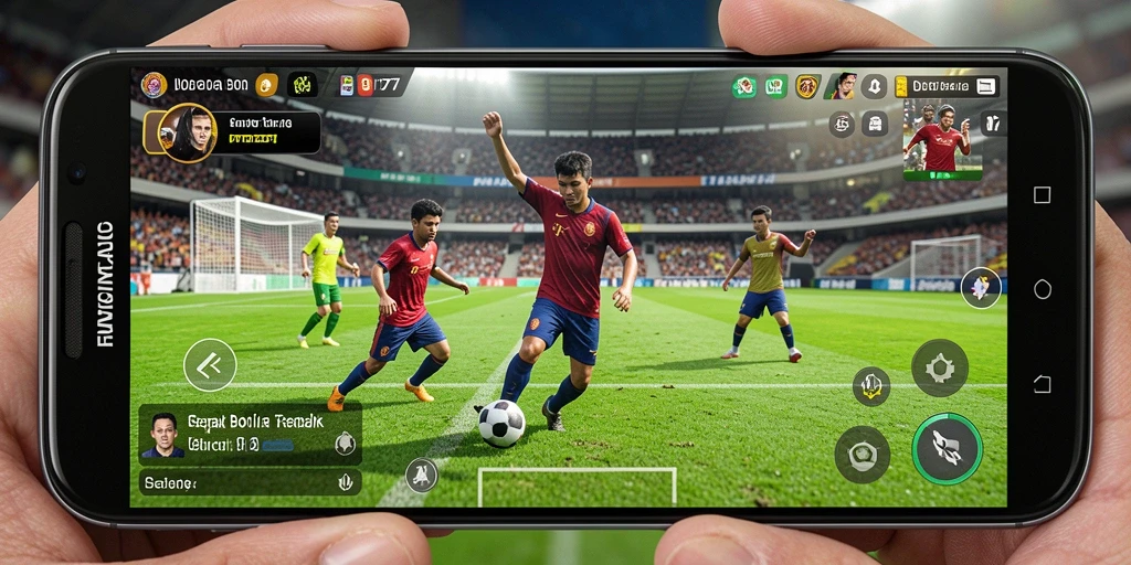 Tangkapan layar IDR77 menunjukkan aksi mendebarkan di lapangan sepak bola.