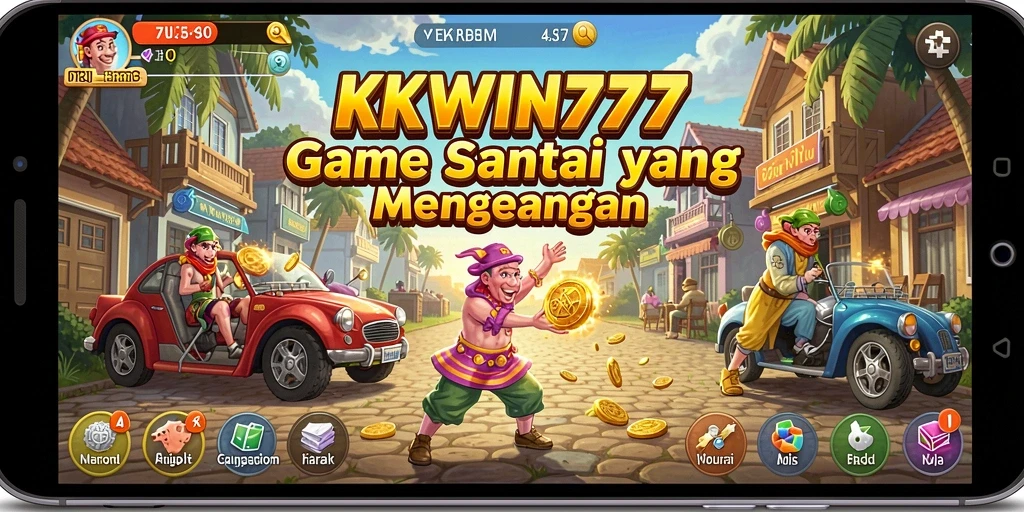 Tampilan permainan KKWIN777 yang ceria dan menyenangkan.