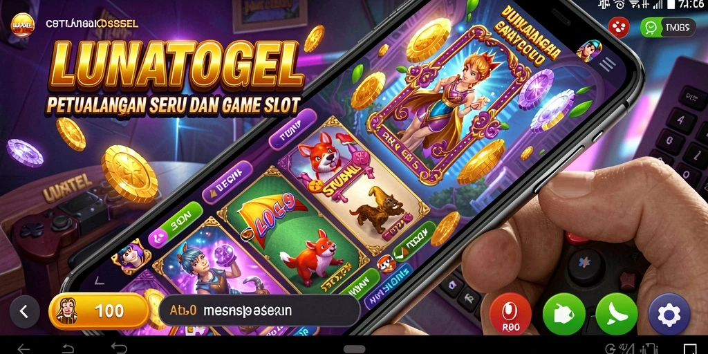 Gameplay seru dalam LUNATOGEL yang menarik perhatian.
