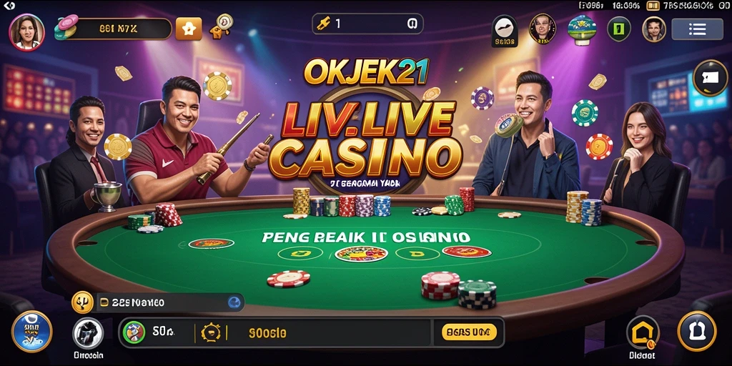 Tampilan gameplay Live Casino yang menarik dan interaktif.