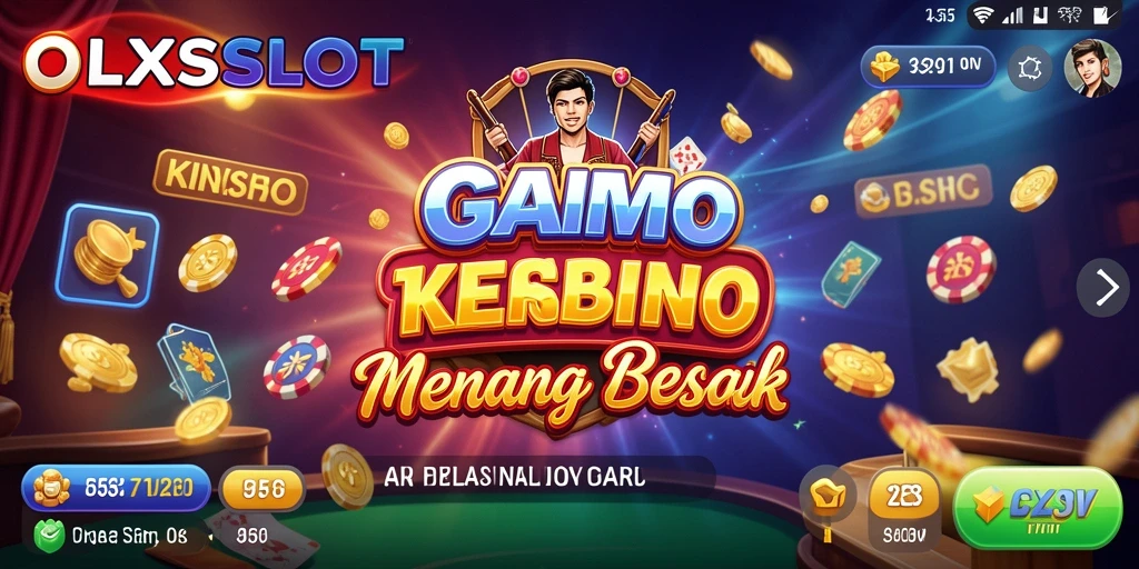 Tampilan utama gameplay OLXSLOT yang seru dan menantang.