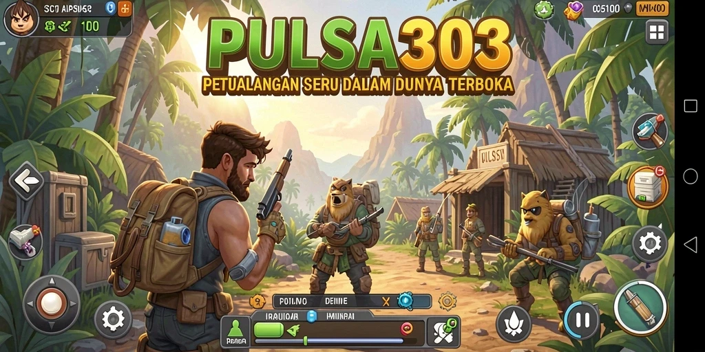 Screenshot PULSA303 menampilkan eksplorasi dunia terbuka yang menakjubkan.