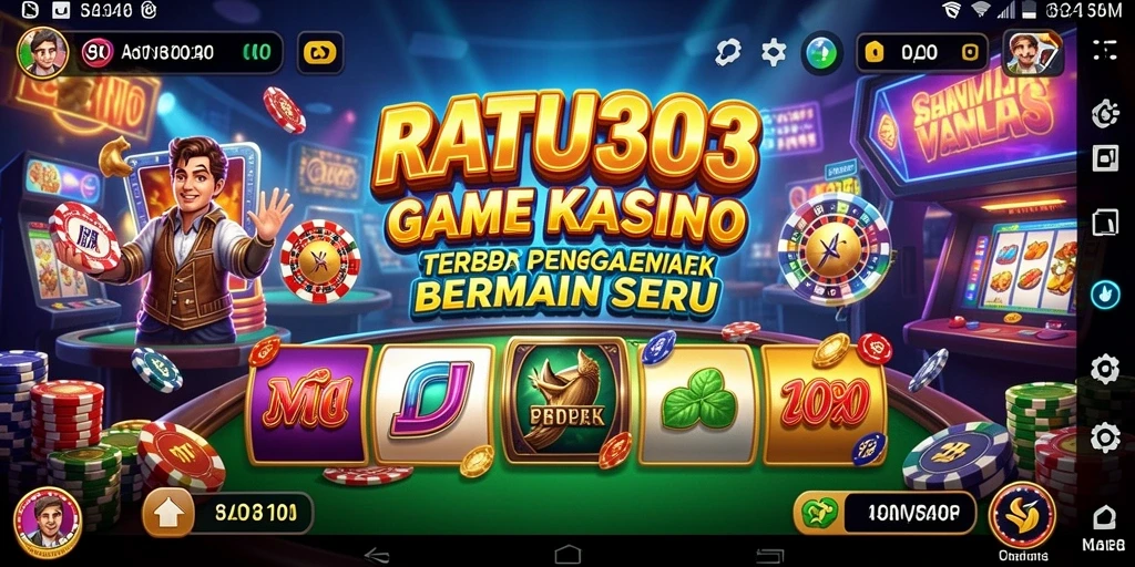 Screenshot gameplay Kasino menampilkan aksi seru dari game RATU303.
