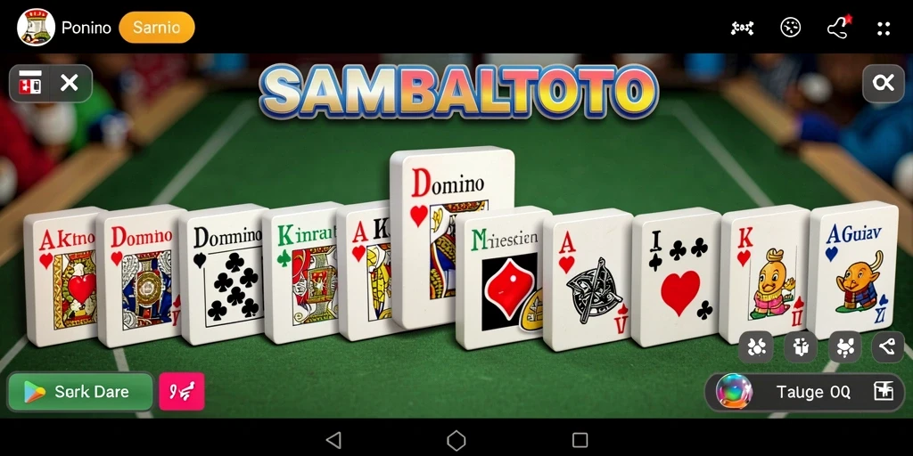 Tampilan gameplay yang mendebarkan dalam SAMBALTOTO.