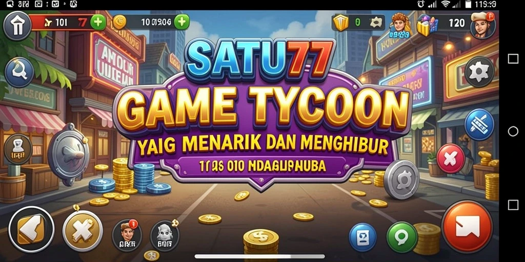 Tampilan gameplay <strong>SATU77</strong> yang menarik dengan berbagai pilihan manajemen.