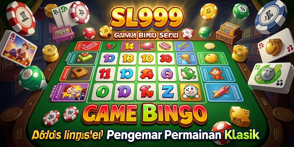 Tangkapan layar menunjukkan antarmuka permainan Bingo yang menarik dan interaktif.