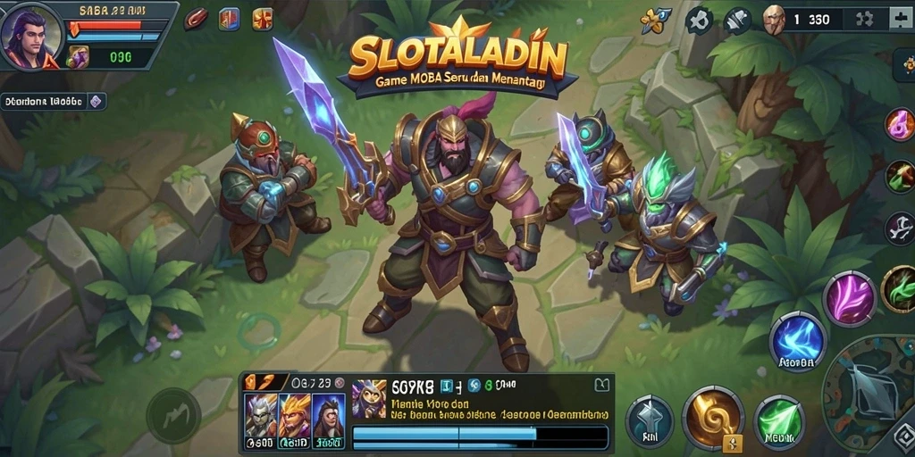 Tampilan utama gameplay SLOTALADIN yang seru dan menegangkan.