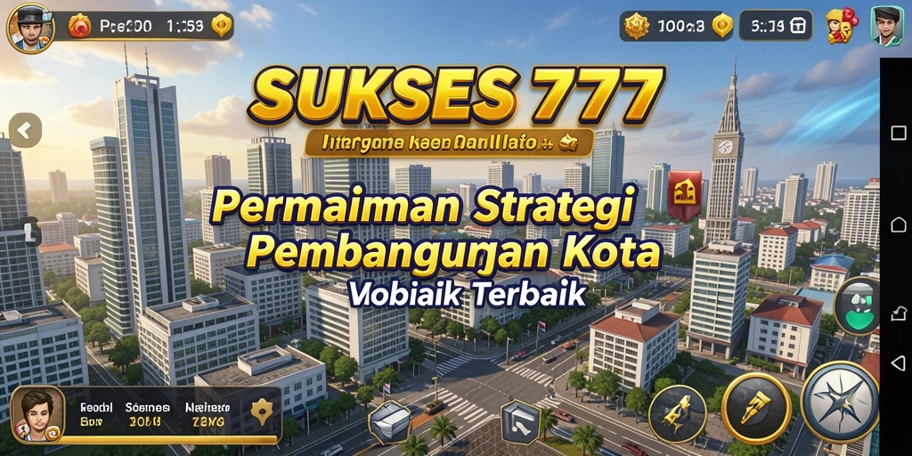 Tangkapan layar yang menunjukkan aksi membangun di SUKSES777.