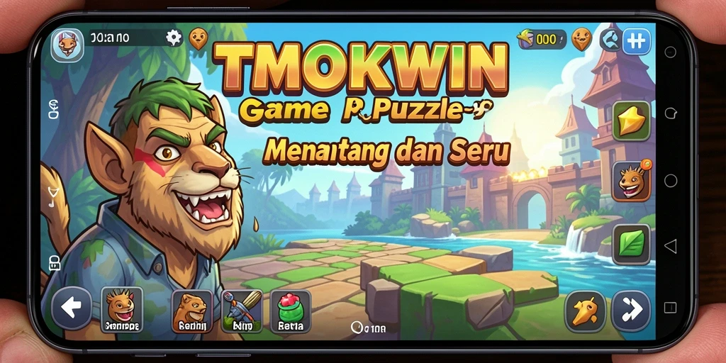 Tampilan gameplay TMOKWIN yang menarik dan penuh tantangan Puzzle.