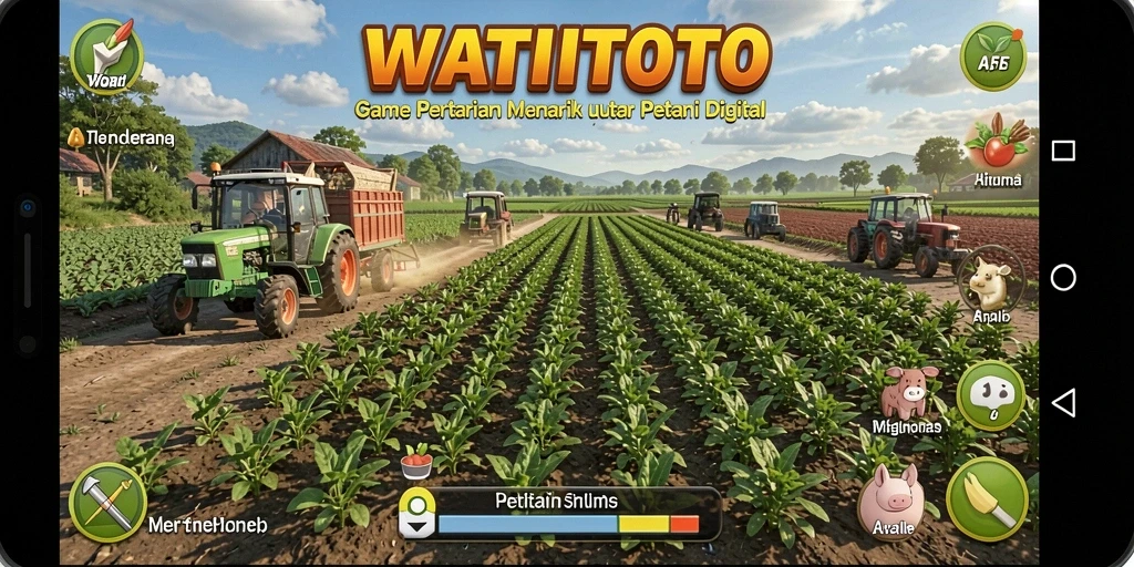 Tampilan gameplay WATITOTO yang seru dan penuh warna.