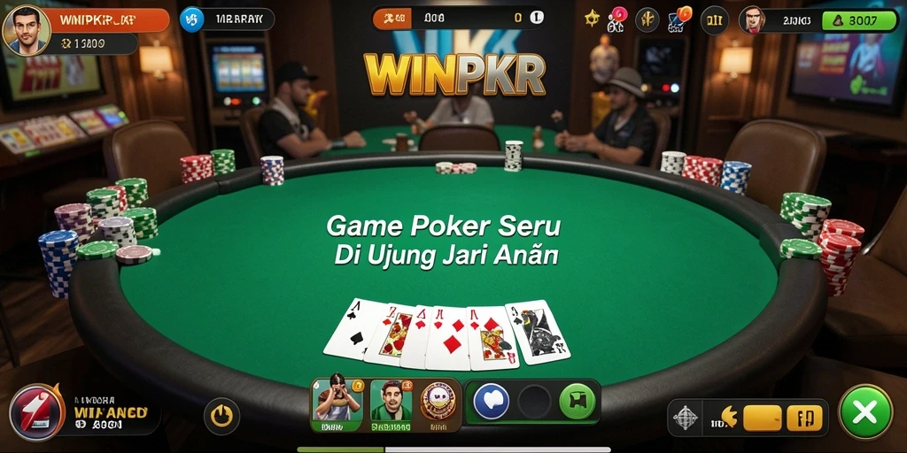 Tampilan gameplay poker yang seru di WINPKR.