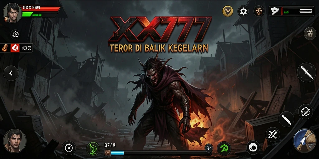 Tangkapan layar utama dari gameplay mendebarkan XXX777.