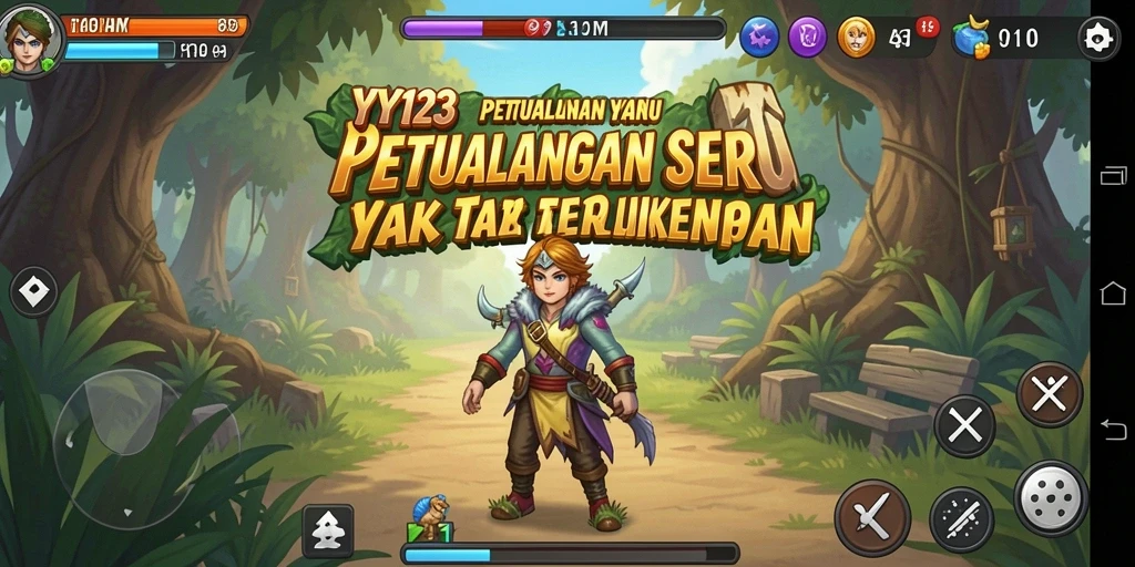 Tampilan gameplay YY123 yang mendebarkan dalam dunia petualangan.